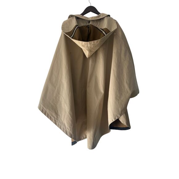 Zara mens Trench coat cape with hood size L in mint condition - Picture 11 of 11